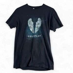 Cold Play Womens Next Level Wing Heart Tshirt Shirt Sz M